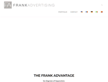 Tablet Screenshot of frankadvertisingus.com